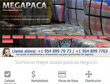 Tablet Screenshot of megapacausa.com